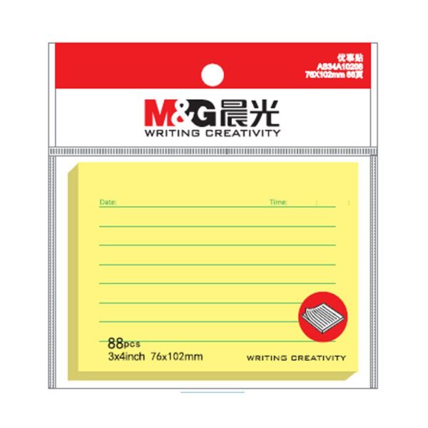 M&Amp;Amp;G Sticky Note 3*3Lin Ys-125