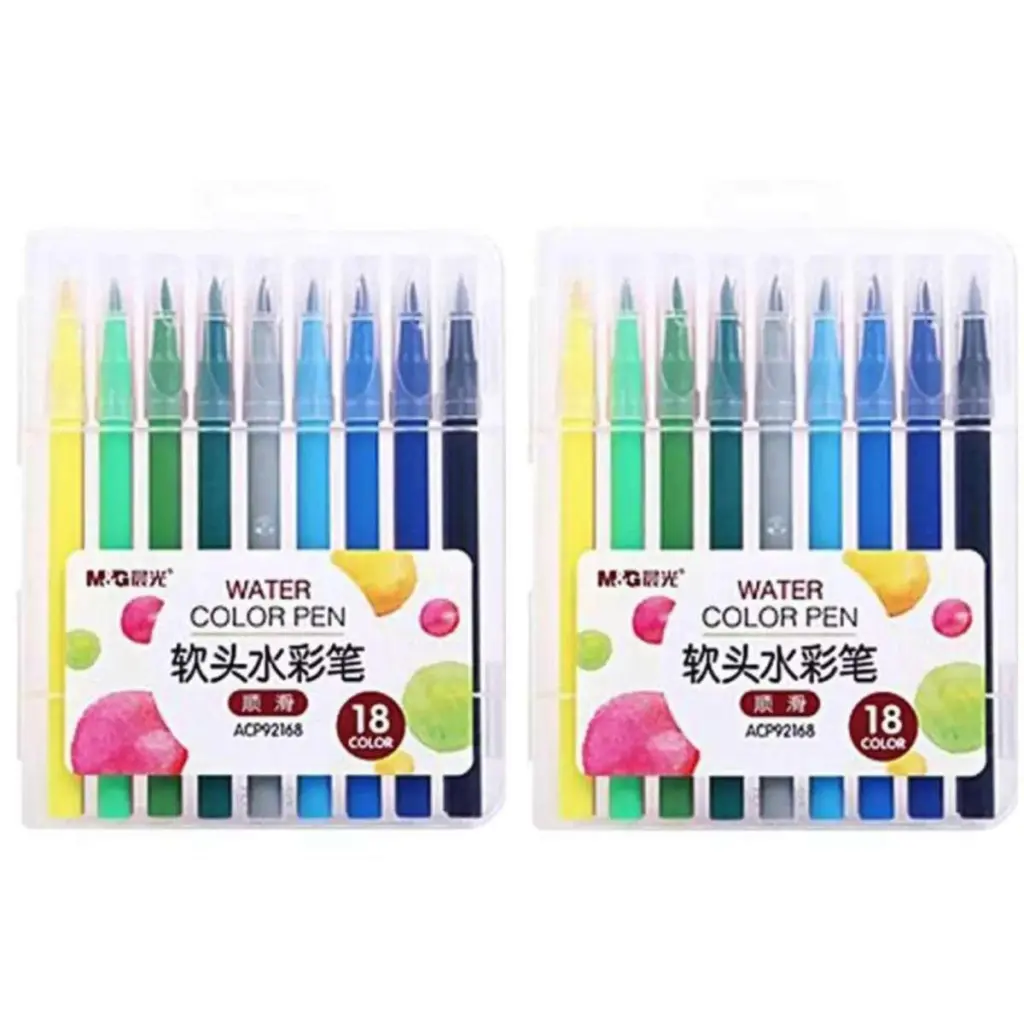 M&Amp;G Water Color Pen 18P/ Acp92168
