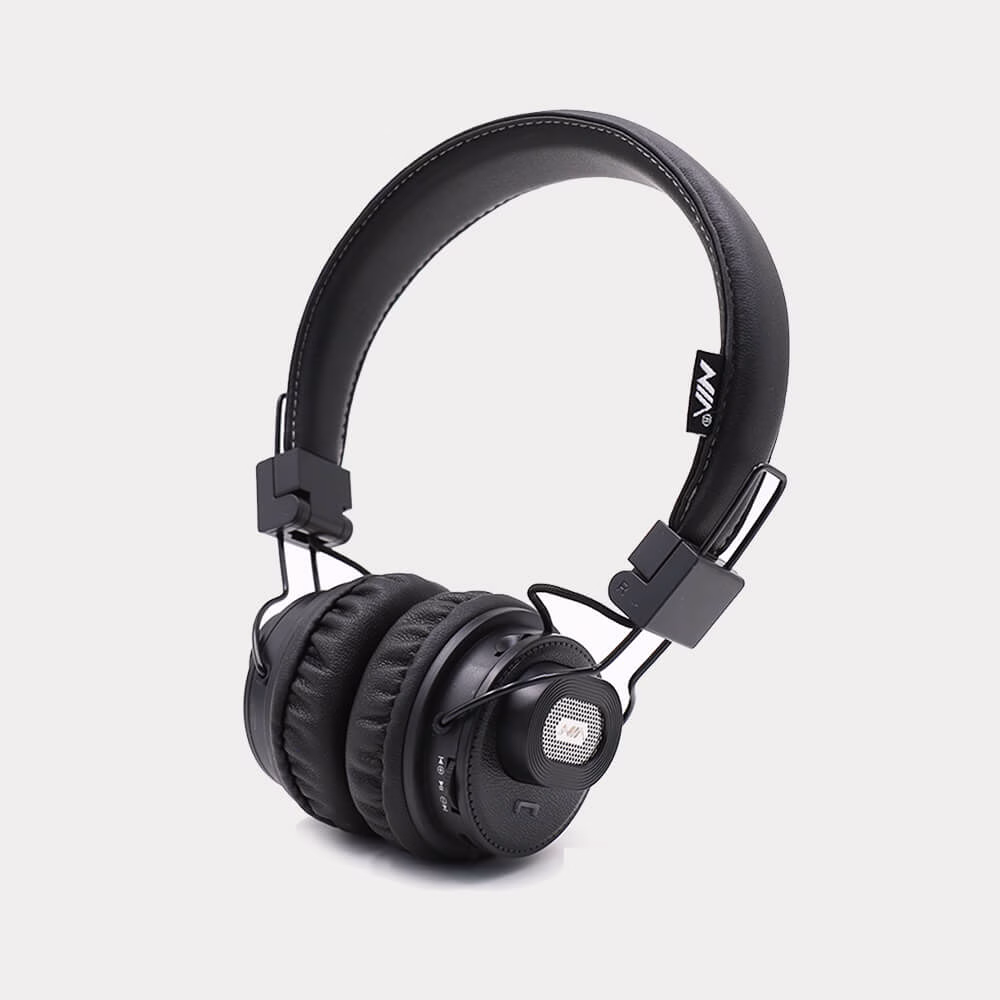 Home Mega-Electronics 66 Nia X5Sp Bluetooth Headphones - Black