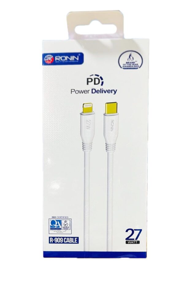 Type C To Lightning Fast Charging Cable For Iphone - 27W