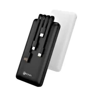 Ronin Multi Built 3 In 1 Cables Power bank 10000 MAH
