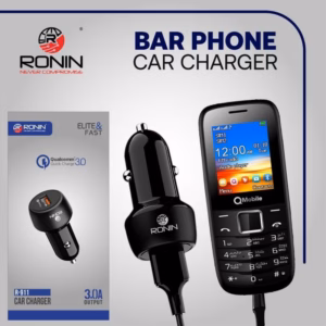 Ronin Quick Elite Car Charger 3.0A for Anrdoid