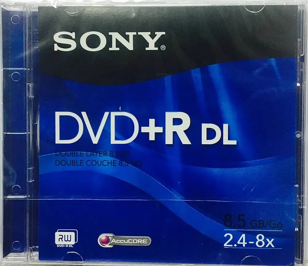 Sony Accucore Dvd-R Recordable - Double Layer - 8.5Gb Sony Accucore Dvd-R Recordable - Double Layer - 8.5Gb