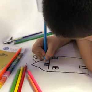 Tick Kinder Half Color Pencils - 12 Pre-Sharpened Colors