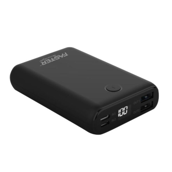 Wallet Series Mini Power Bank With Digital Display - 10000 Mah