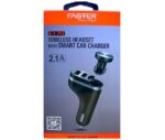 Wireless Headset With Smart Car Charger