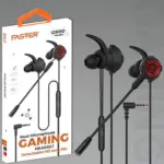 Faster Dual Gaming Headset With Detachable Hd Long Mic