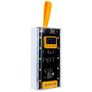 Maxon Fast Charging Power Bank With Digital Display Lights - 22.5w - 10000mah