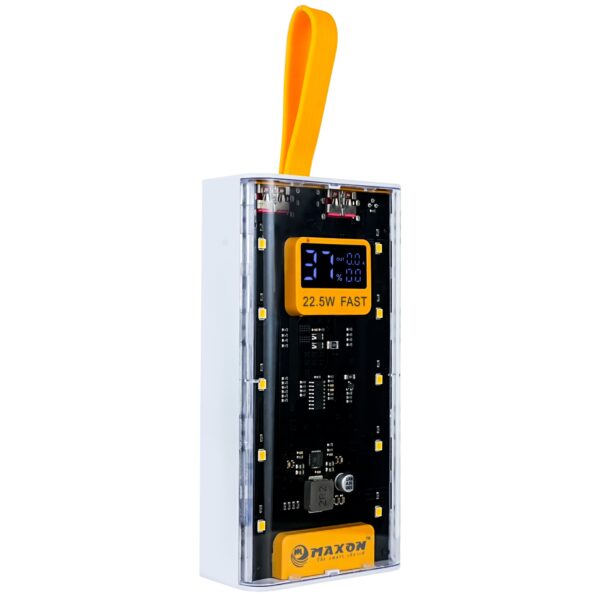 Maxon Fast Charging Power Bank With Digital Display Lights - 22.5W - 10000Mah