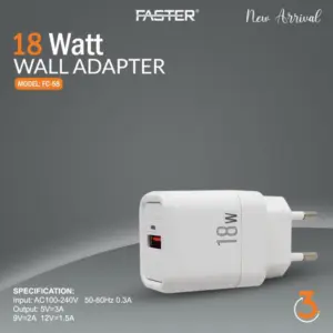 Faster High-speed 18w Quick Charge Type C Wall Adapter