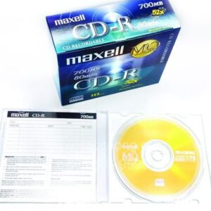 Maxell Master Quality Cd-r Recordable - 700mb - 52x - Pack Of 10