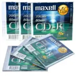 Maxell Master Quality Cd-r Recordable - 700mb - 52x - Pack Of 10