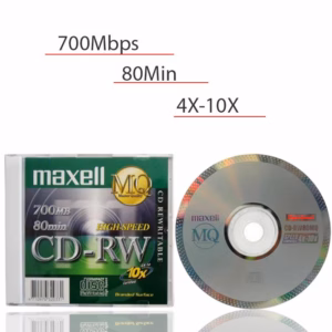 Maxell Master Quality CD-RW Rewritable - 700MB - 12X - Pack of 10