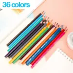 Deli Brilliant Colored Wooden Pencils - 36 Colors
