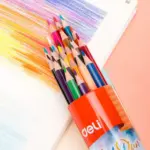Deli Brilliant Colored Wooden Pencils - 36 Colors