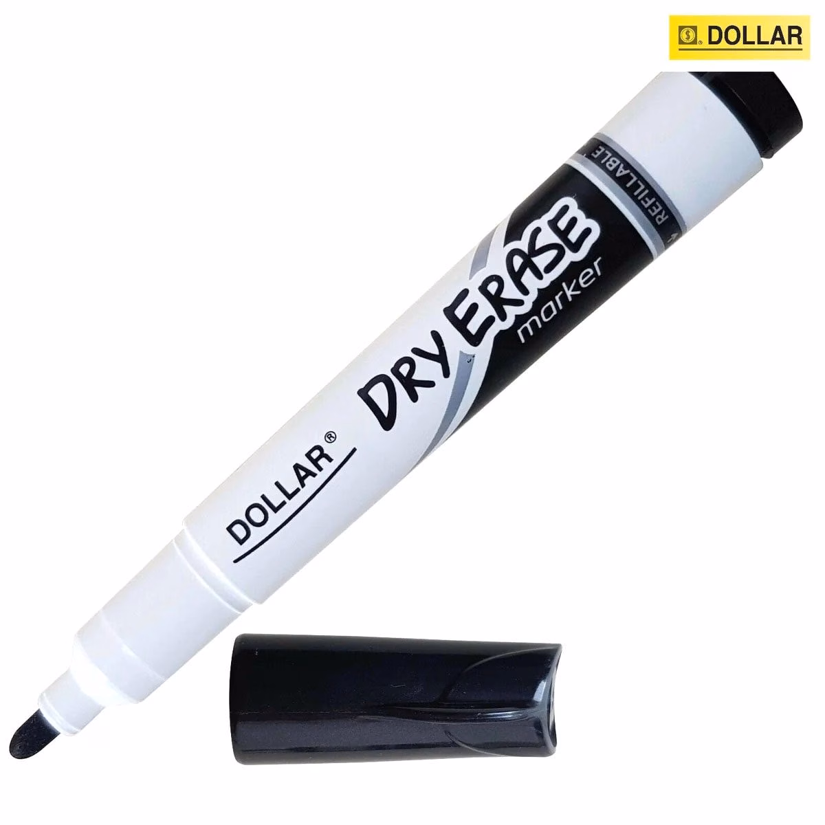 Dollar Dry Erase Marker -1 (5) Dollar Dry Erase Whiteboard Marker - Refillable - 2Mm