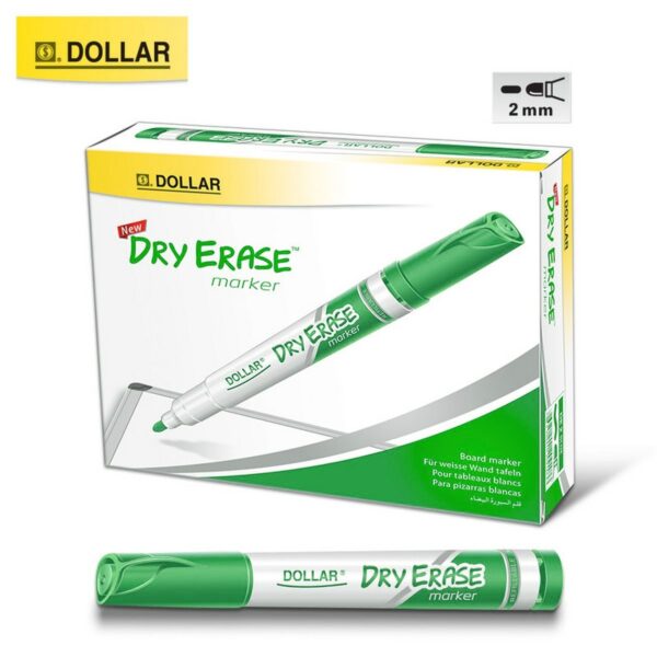 Dollar Dry Erase Whiteboard Marker - Refillable - 2Mm