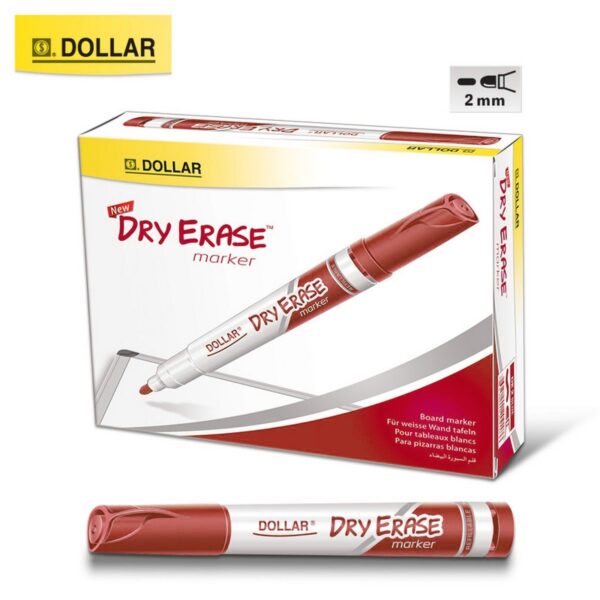 Dollar Dry Erase Whiteboard Marker - Refillable - 2Mm