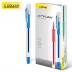 Dollar Jetflow Hybrid Ballpoint Pen - 0.7mm - Pack Of 10 - Black
