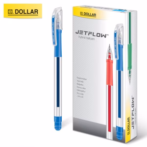 Dollar Jetflow Hybrid Ballpoint Pen - 0.7mm - Pack Of 10 - Black