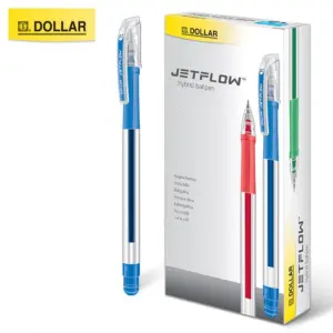Dollar Jetflow Hybrid Ballpoint Pen - 0.7mm - Pack Of 10 - Black