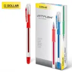 Dollar Jetflow Hybrid Ballpoint Pen - 0.7mm - Pack Of 10 - Black