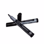 Dollar Permanent Marker - Refillable - Chisel Tip - Pack Of 12 - Black