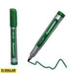 Dollar Permanent Marker - Refillable - Bullet Tip - Pack Of 12 - Multicolor