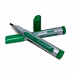 Dollar Permanent Marker - Refillable - Chisel Tip - Pack Of 12 - Black