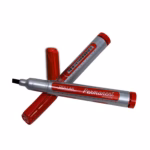 Dollar Permanent Marker - Refillable - Chisel Tip - Pack Of 12 - Black