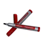 Dollar Permanent Marker - Refillable - Chisel Tip - Pack Of 12 - Black