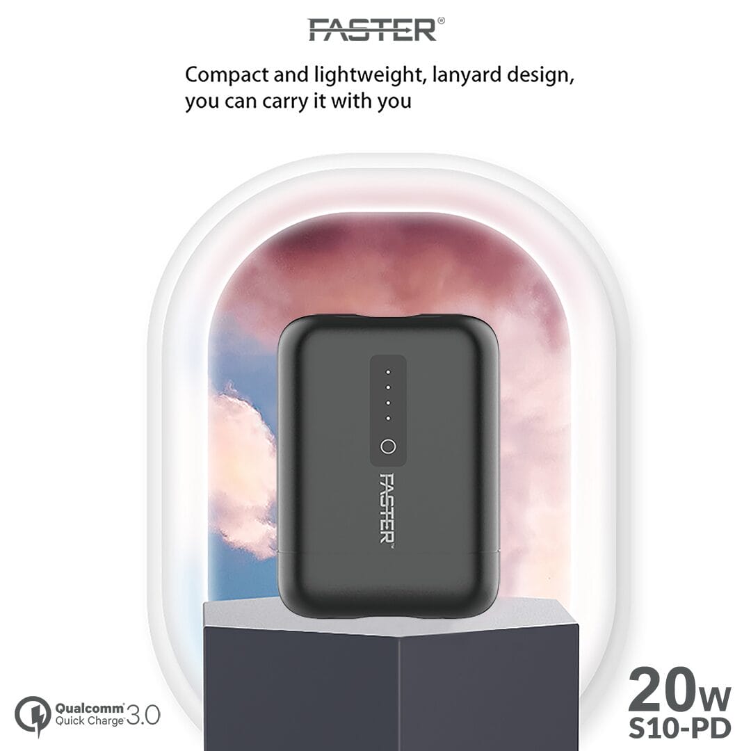 Super Mini Fast Charging Pd Power Bank 22.5W 10000Mah