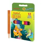 Goldfish Flupa Wooden Colors Pencils Half Size – 12 Colors