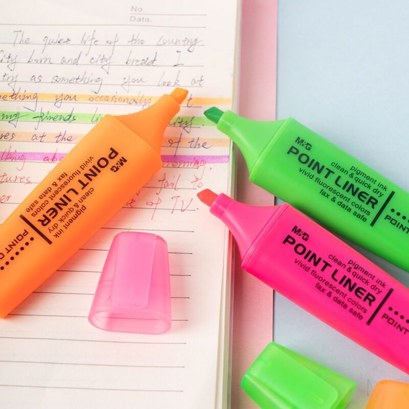 M&Amp;G Pointliner Neon Highlighter - 5Mm