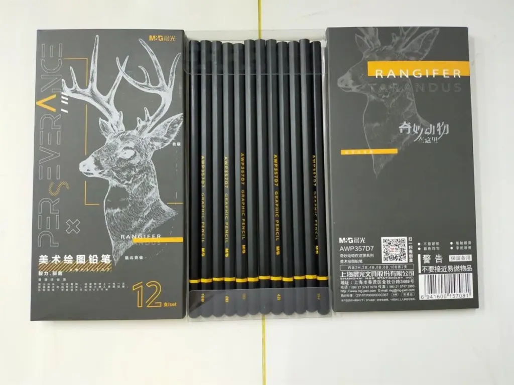 M&Amp;G Rangifer Tarandus Sketch Pencils - Set Of 12