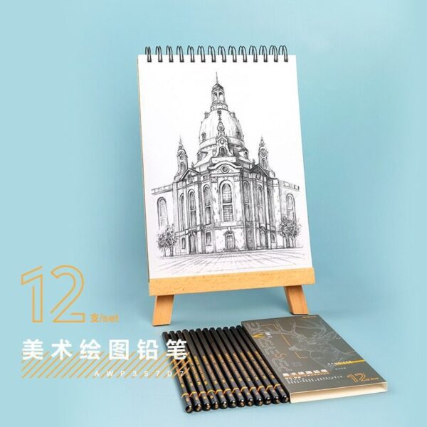 M&Amp;G Rangifer Tarandus Sketch Pencils - Set Of 12