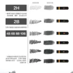 M&g Rangifer Tarandus Sketch Pencils - Set Of 12