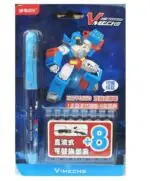 V-mechs Ace Warriors Cartridge Fountain Pen With 8 Refills