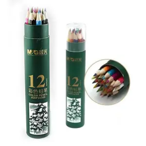 M&g High-quality Wooden Color Pencils - Hexagonal - Pre-sharpened - Pack Of 12