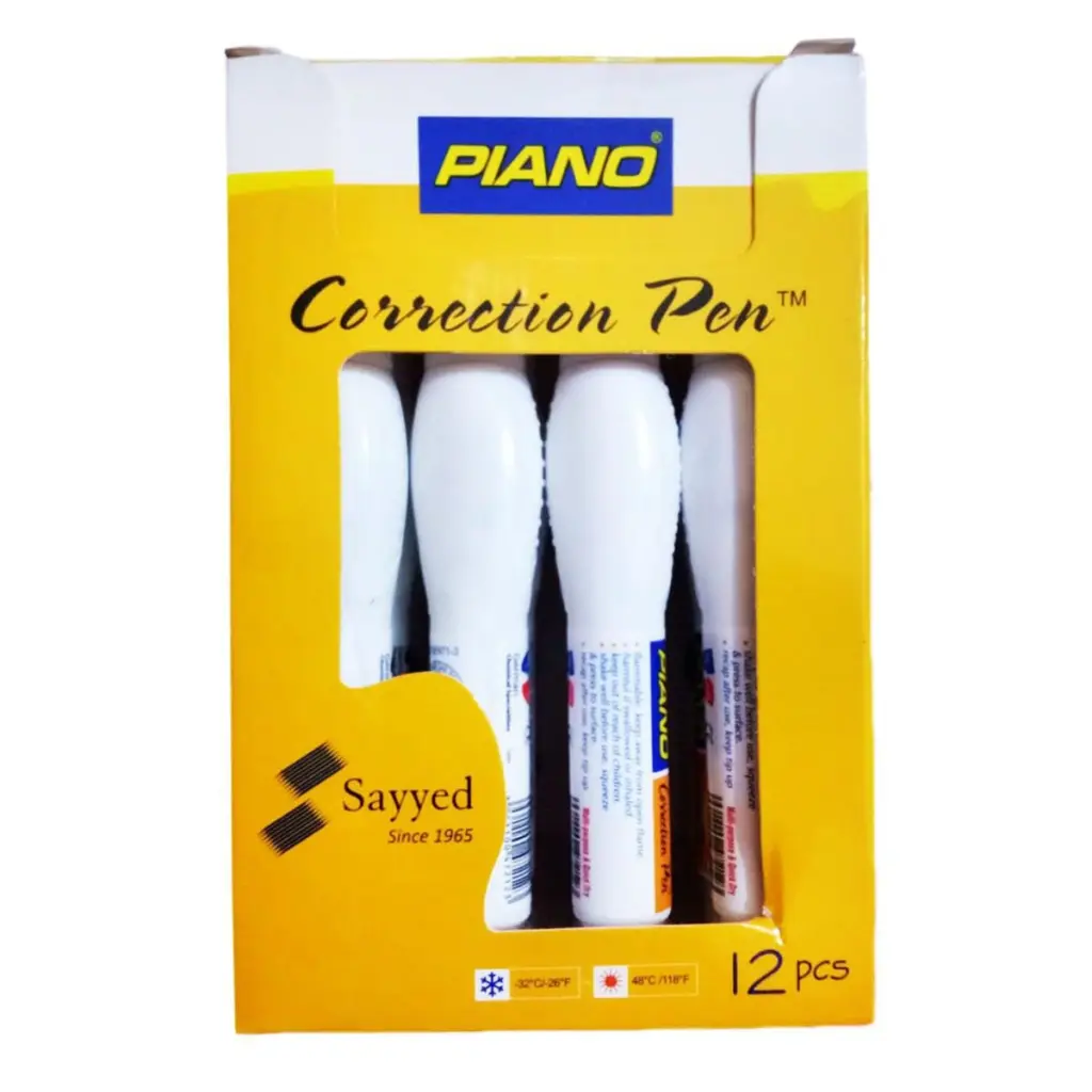 Piano Correction Pen 7Ml - Multi-Purpose - Quick Dry - Metal Tip