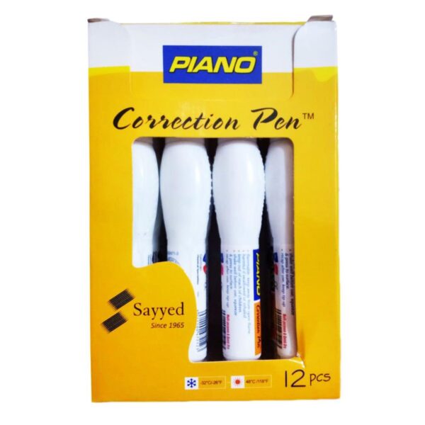 Piano Correction Pen 7Ml - Multi-Purpose - Quick Dry - Metal Tip