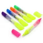 Twin Highlighter Marker - Dual Tip - Triangular Shape - Anti-slip