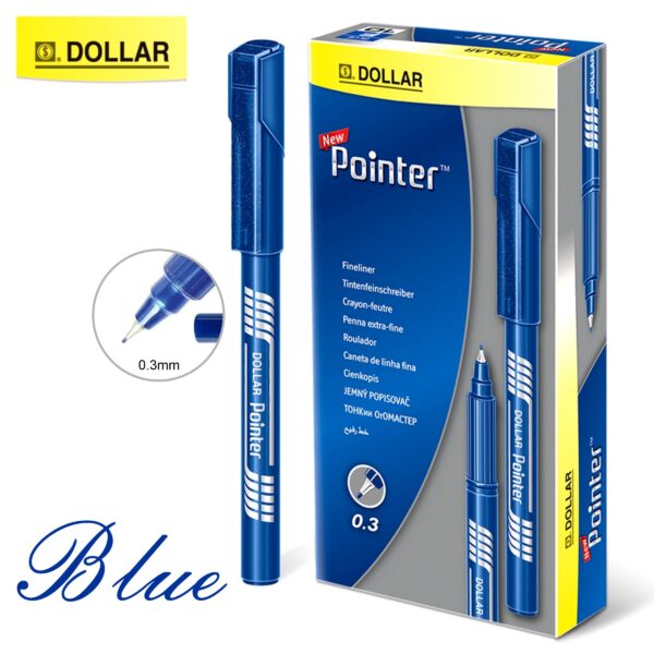 Dollar Fine Liner Pointer Plus - 0.3Mm - Pack Of 10