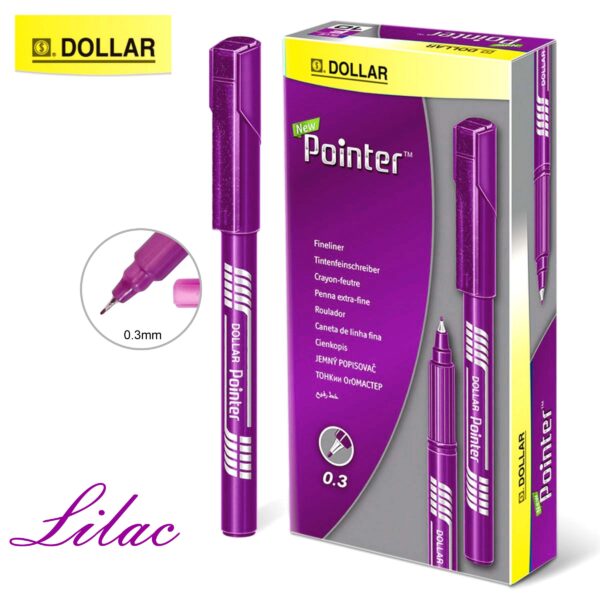 Dollar Fine Liner Pointer Plus - 0.3Mm - Pack Of 10