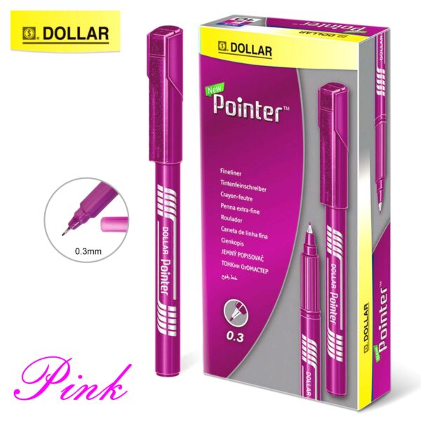 Dollar Fine Liner Pointer Plus - 0.3Mm - Pack Of 10
