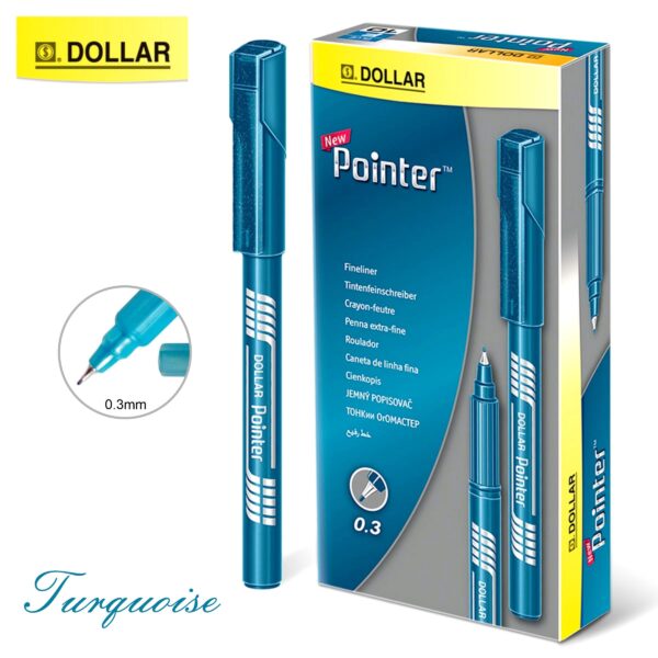 Dollar Fine Liner Pointer Plus - 0.3Mm - Pack Of 10
