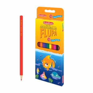 Goldfish Flupa Wooden Colors Pencils – 12 Colors