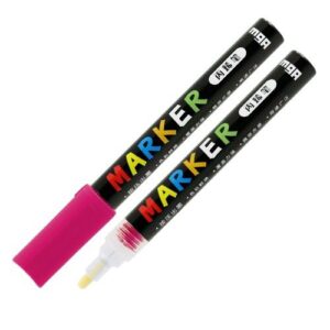 M&g Acrylic Paint Marker - 2.0mm Fine Bullet Tip - S214 - Rose Red