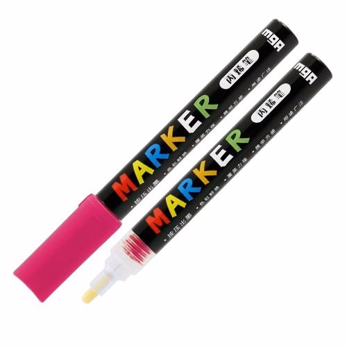 Home Mega-Electronics 94 M&Amp;G Acrylic Paint Marker - 2.0Mm Fine Bullet Tip - S214 - Rose Red