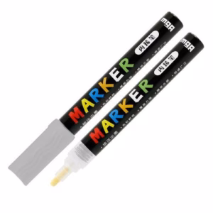 M&g Acrylic Paint Marker - 2.0mm Fine Bullet Tip - S110 - Silver